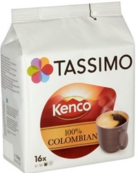Kenco 100% Colombian tassimo