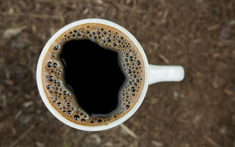 cafea neagră - fără cofeină